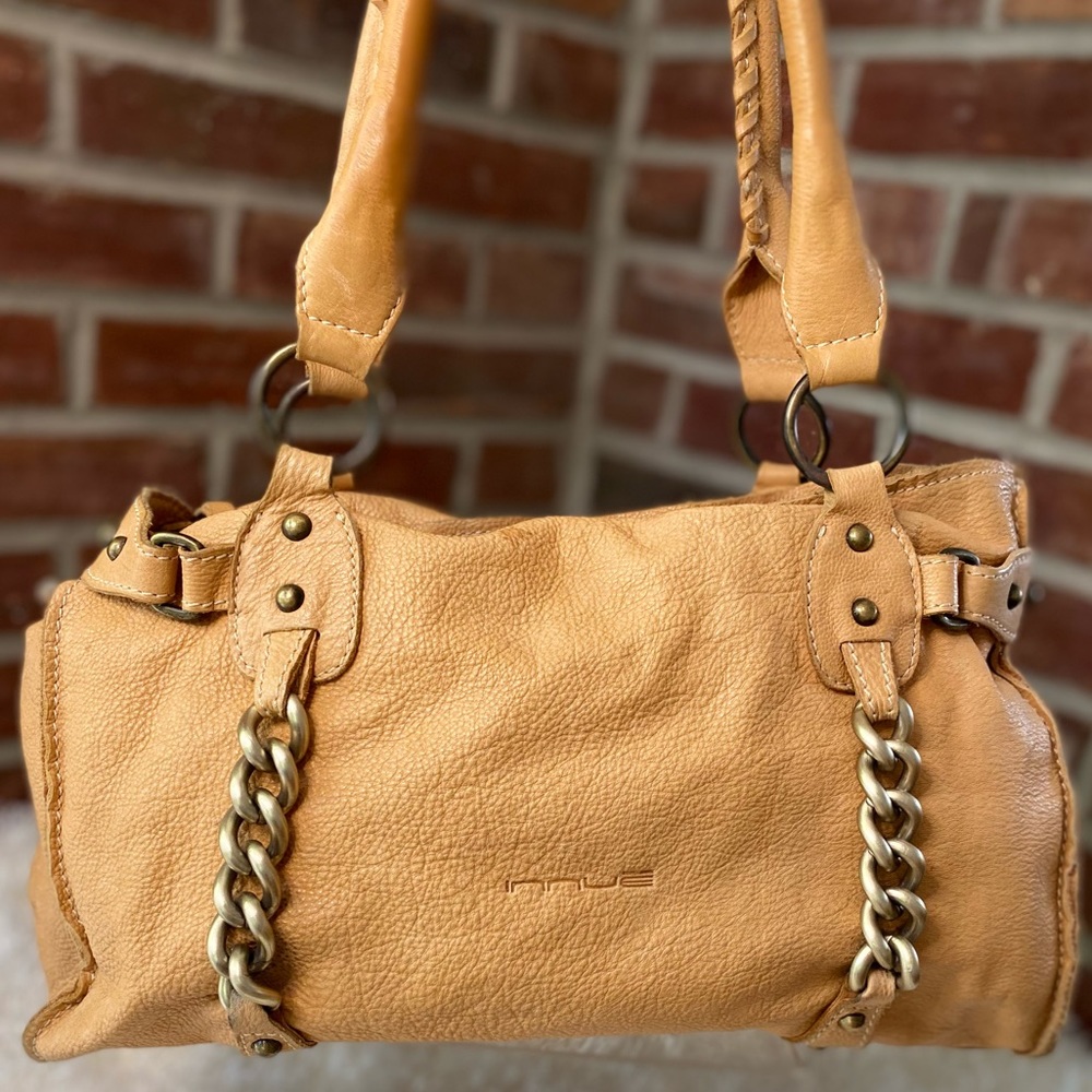 Genuine Leather Tan Innuē Purse